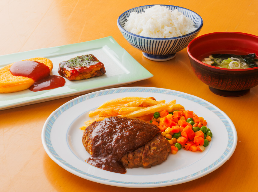 朝晩しっかり2食付き